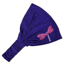 Load image into Gallery viewer, Head Wrap with Sequin Dragonfly