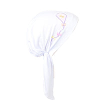 Load image into Gallery viewer, Kite Applique on Child&#39;s Pretied Head Scarf Cancer Cap