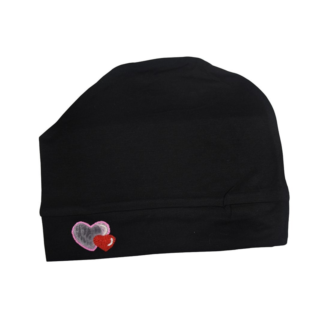 Landana Headscarves Womens Soft Sleep Cap Comfy Cancer Hat with Hearts Applique