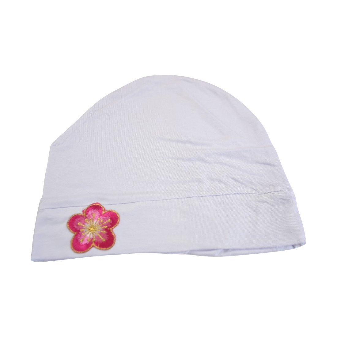 Landana Headscarves Chemo Beanie Sleep Cap with Pink and Gold Flower