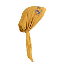 Load image into Gallery viewer, Pretied Head Scarf Modesty Chemo Cap with Large Anchor