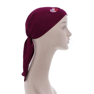 Hearts Childs Pretied Headscarf