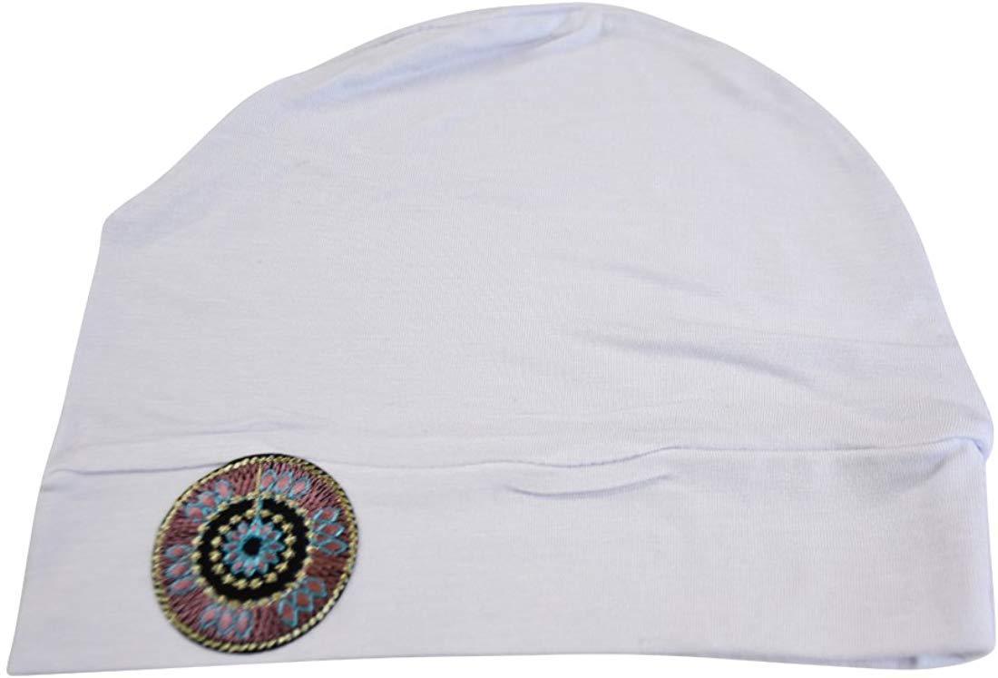 Landana Headscarves Womens Chemo Cap Soft Sleep Beanie with Tribal Bling