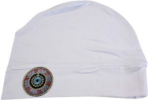 Landana Headscarves Womens Chemo Cap Soft Sleep Beanie with Tribal Bling