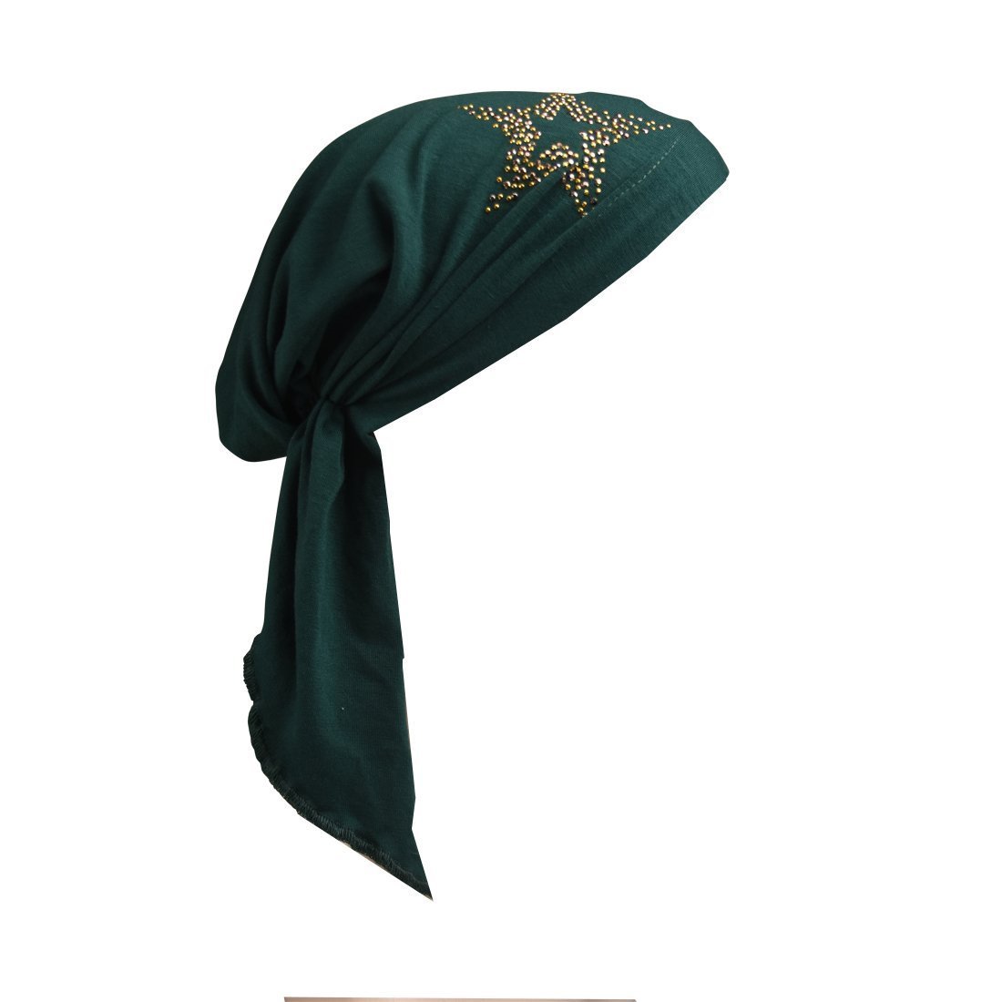 Kids Chemo Cap Pretied Head Scarf with Studded Star