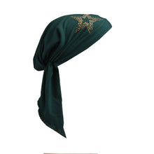 Load image into Gallery viewer, Kids Chemo Cap Pretied Head Scarf with Studded Star