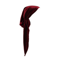 Load image into Gallery viewer, Landana Headscarves Velvet Pre Tied Chemo Cap for Women Soft Cancer Scarf Long Ties