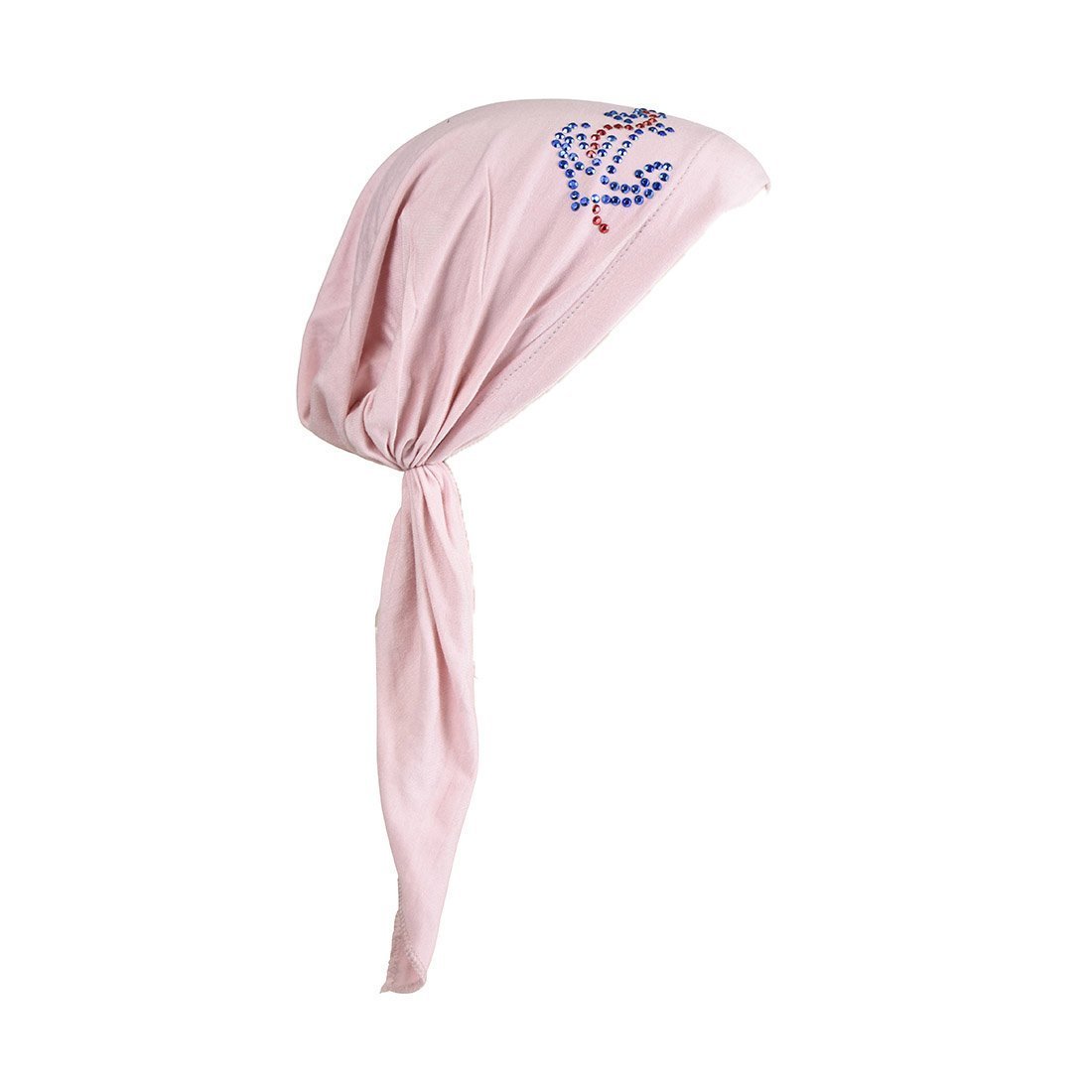 Pretied Head Scarf Modesty Chemo Cap with Large Anchor