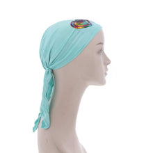 Load image into Gallery viewer, Colorful Sequin HeartChilds Pretied Headscarf