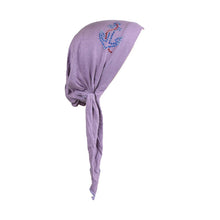 Load image into Gallery viewer, Pretied Head Scarf Modesty Chemo Cap with Large Anchor