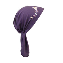 Load image into Gallery viewer, Kite Applique on Child&#39;s Pretied Head Scarf Cancer Cap