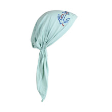 Load image into Gallery viewer, Pretied Head Scarf Modesty Chemo Cap with Large Anchor