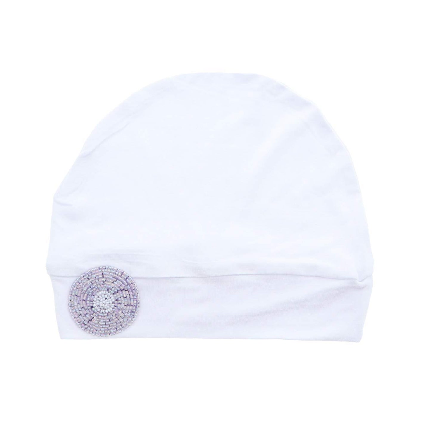 Landana Headscarves Chemo Beanie Sleep Cap Ultra Soft with Lavender Bling