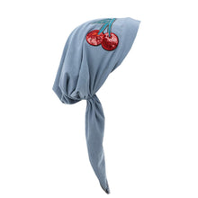 Load image into Gallery viewer, Landana Headscarves Pretied with Large Sequin Cherries