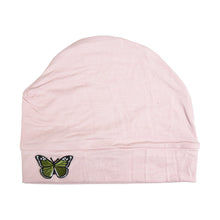 Load image into Gallery viewer, Landana Headscarves Ladies Chemo Hat with Green Butterfly Bling