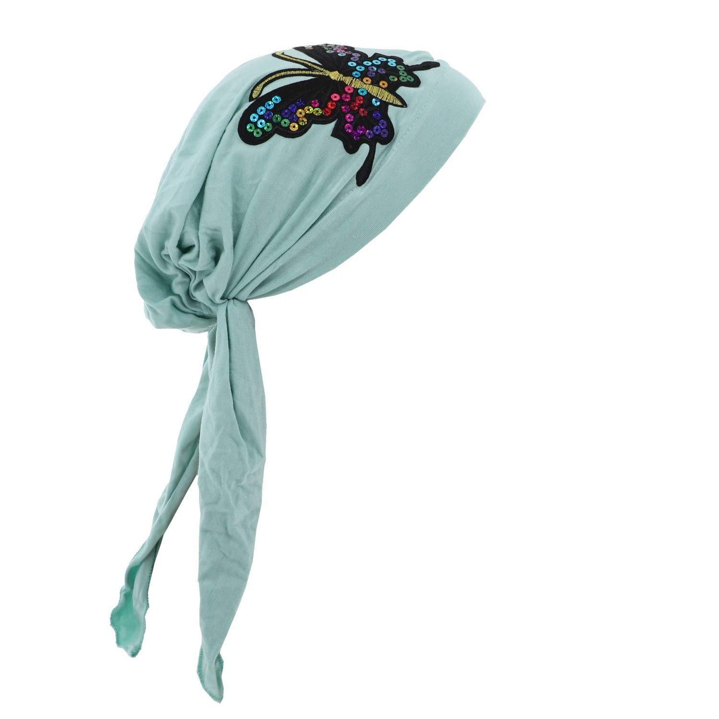 Pretied with Large Sequin Butterfly