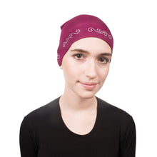 Load image into Gallery viewer, Landana Headscarves Womens Soft Sleep Cap Comfy Cancer Hat with Rhinestone Swirly Chain Applique