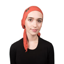 Load image into Gallery viewer, Pre Tied Head Scarf Bandana Headwear Green Butterfly