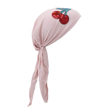 Load image into Gallery viewer, Landana Headscarves Pretied with Large Sequin Cherries