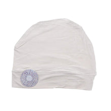 Load image into Gallery viewer, Landana Headscarves Chemo Beanie Sleep Cap Ultra Soft with Lavender Bling