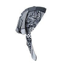 Load image into Gallery viewer, Printed Pre-Tied Headscarves Viscose Chemo Head Cover Cancer Headscarf