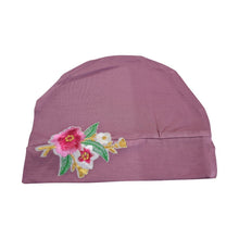 Load image into Gallery viewer, Landana Headscarves Ladies Chemo Cap Soft Sleep Turban Pink Bouquet