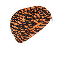 Load image into Gallery viewer, Animal Print Turban Twist Pleated Hair Wrap Stretch Turban Womens Head Cover