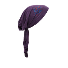 Load image into Gallery viewer, Pretied Head Scarf Modesty Chemo Cap with Large Anchor