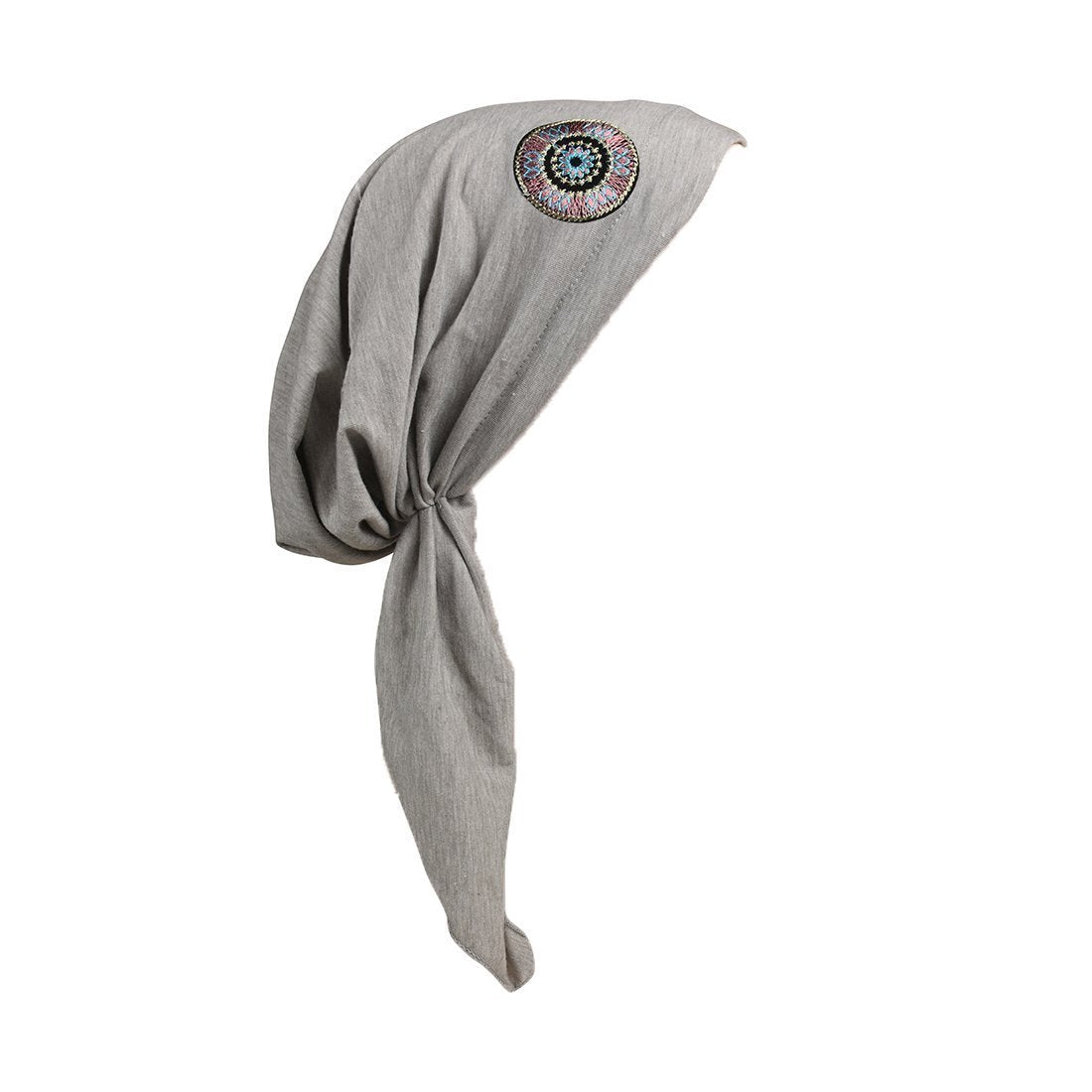 Pretied Bandana Cancer Hat Modesty Scarf with Tribal Bling