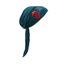 Load image into Gallery viewer, Landana Headscarves Pretied with Large Sequin Cherries