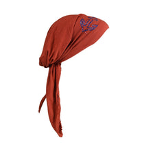 Load image into Gallery viewer, Pretied Head Scarf Modesty Chemo Cap with Large Anchor