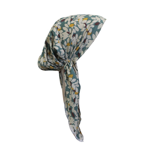 Pretied Head Scarf Cancer Chemo Cap Printed Headcover