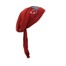 Load image into Gallery viewer, Landana Headscarves Pretied with Large Sequin Cherries