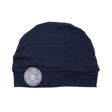 Load image into Gallery viewer, Landana Headscarves Chemo Beanie Sleep Cap Ultra Soft with Lavender Bling