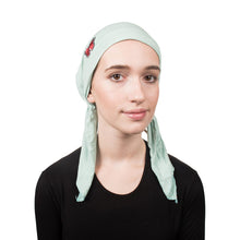 Load image into Gallery viewer, Pre Tied Chemo Head Scarf Bandana Headwear - Red Butterfly