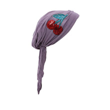 Load image into Gallery viewer, Landana Headscarves Pretied with Large Sequin Cherries