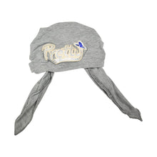 Load image into Gallery viewer, Sequin Pretty Applique on Child&#39;s Pretied Head Scarf Cancer Cap