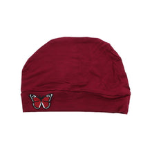 Load image into Gallery viewer, Landana Headscarves Womens Soft Chemo Cap and Sleep Turban with Red Butterfly