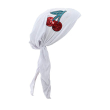 Load image into Gallery viewer, Landana Headscarves Pretied with Large Sequin Cherries