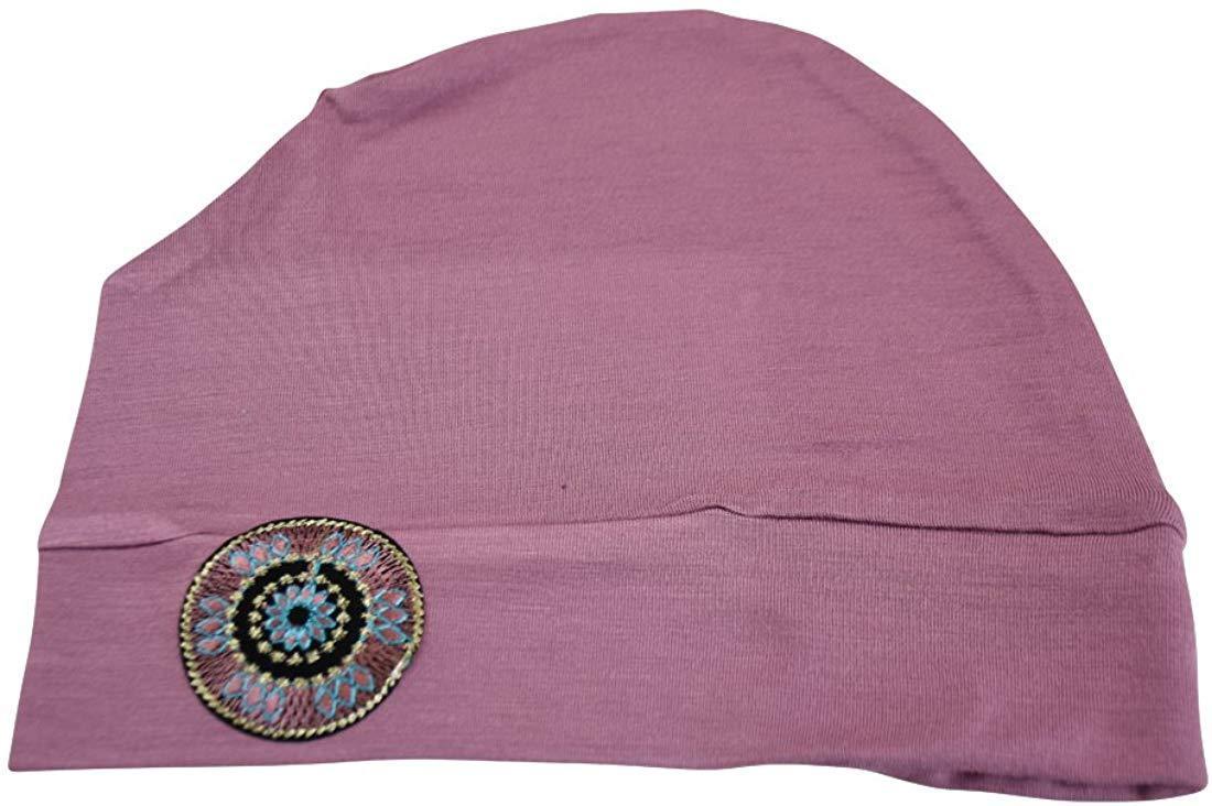 Landana Headscarves Womens Chemo Cap Soft Sleep Beanie with Tribal Bling