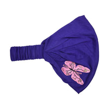 Load image into Gallery viewer, Soft Wide Headband with Pink Butterfly