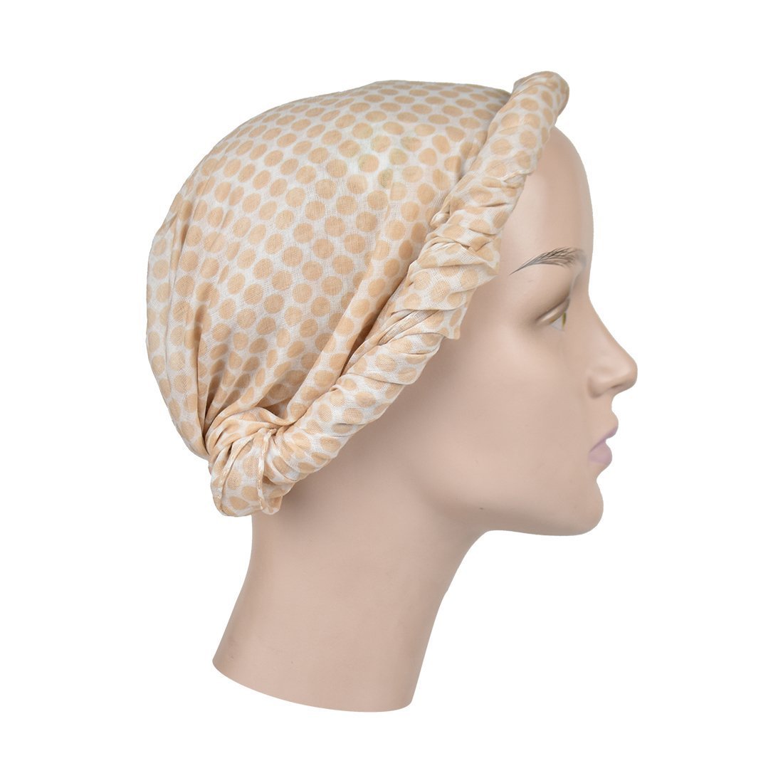 Polka Dot Tichel Chemo Headwrap Turban