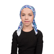 Load image into Gallery viewer, Chemo Cap Pretied for Girls Soft Cotton Cancer Scarf - Made in the USA