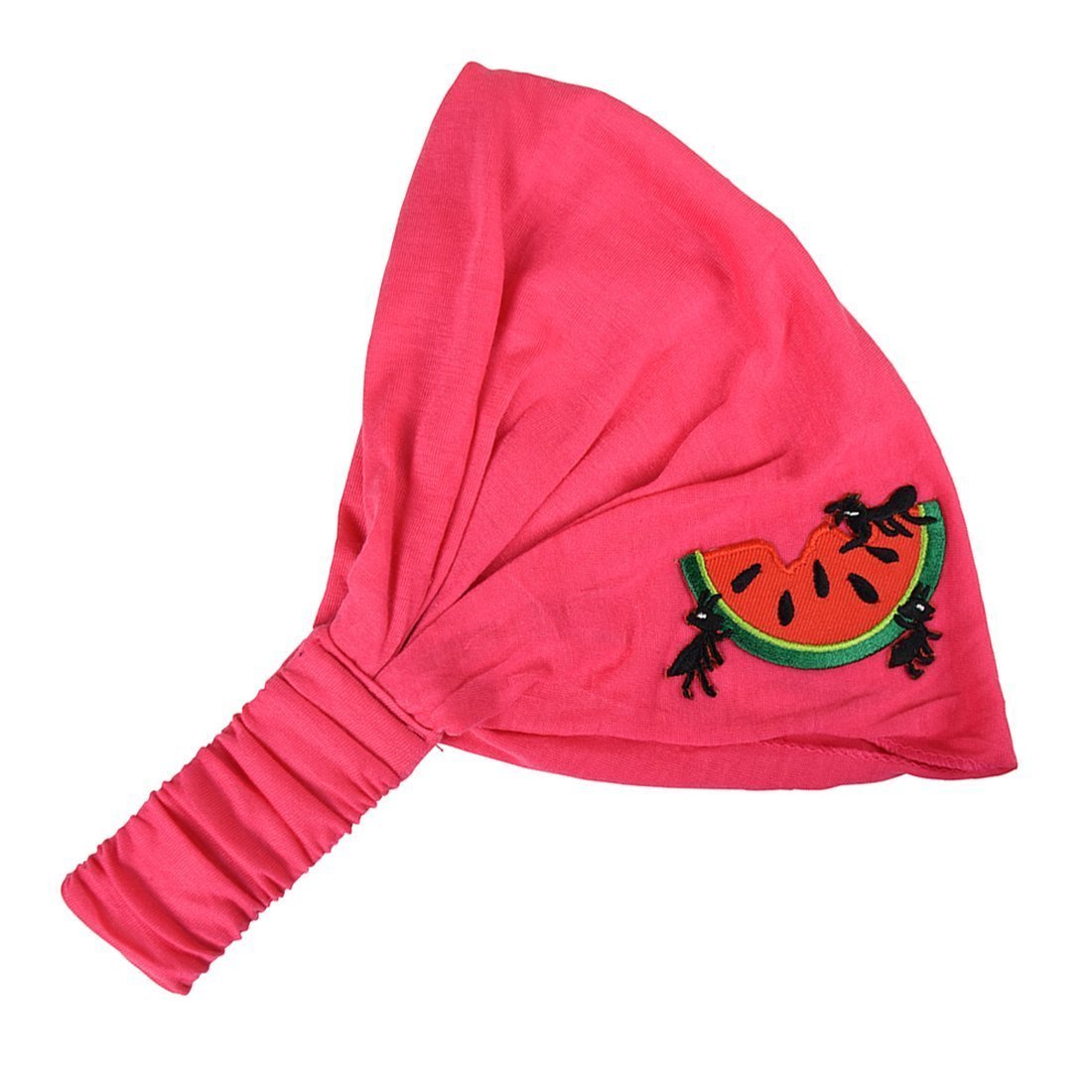 Soft Wide Head Wrap with Watermelon Motif