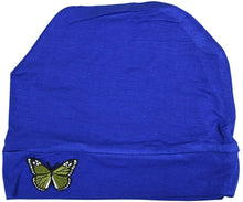 Load image into Gallery viewer, Landana Headscarves Ladies Chemo Hat with Green Butterfly Bling