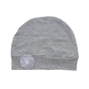 Landana Headscarves Chemo Beanie Sleep Cap Ultra Soft with Lavender Bling