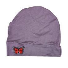 Load image into Gallery viewer, Landana Headscarves Womens Soft Chemo Cap and Sleep Turban with Red Butterfly