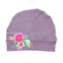 Load image into Gallery viewer, Landana Headscarves Ladies Chemo Cap Soft Sleep Turban Pink Bouquet