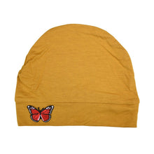 Load image into Gallery viewer, Landana Headscarves Womens Soft Chemo Cap and Sleep Turban with Red Butterfly