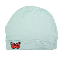 Load image into Gallery viewer, Landana Headscarves Womens Soft Chemo Cap and Sleep Turban with Red Butterfly